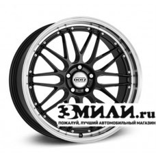 Диск 9.5x19 5x1200 ET40 D72.60 Dotz Revvo dark Антрацитовый с полированным ободом