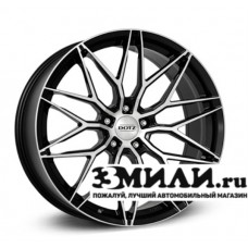Диск 9.5x19 5x1120 ET44 D70.10 Dotz Suzuka dark Черный с полированной лицевой поверхностью