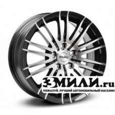 Диск 7.0x16 4x1000 ET40 D60.10 Enzo 106 dark Черный с полированной лицевой поверхностью