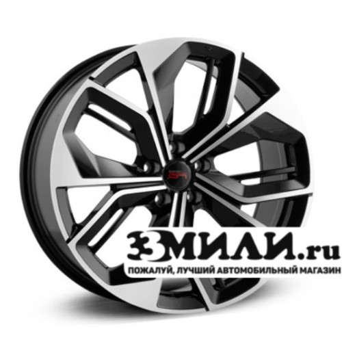 Диск 9.5x21 5x1120 ET21 D66.60 Legeartis Concept A533 Черный с полированной лицевой поверхностью