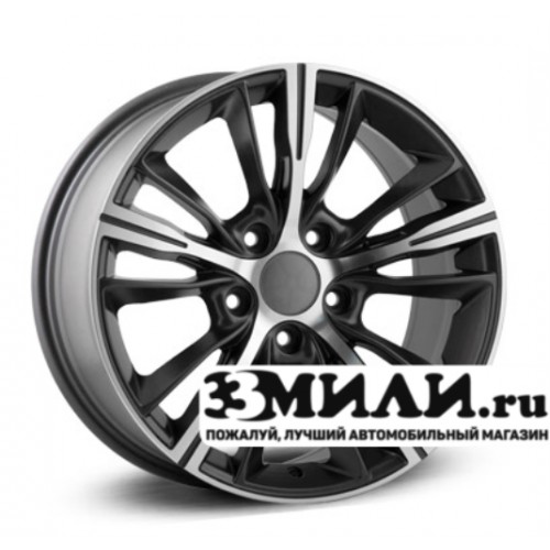 Диск 8.0x17 5x1200 ET43 D72.60 Legeartis Concept B509 Антрацитовый матовый с полированной лицевой поверхностью