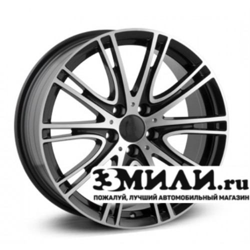 Диск 8.0x17 5x1120 ET27 D66.60 Legeartis Concept B532 Черный с полированной лицевой поверхностью