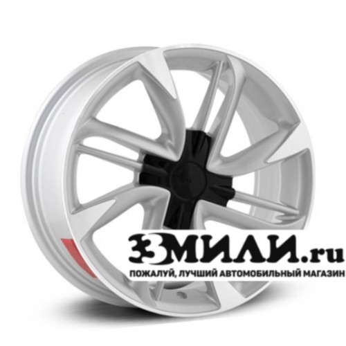 Диск 6.5x15 4x1000 ET40 D56.60 Legeartis Concept GM506 Серебристый с полированной лицевой поверхностью