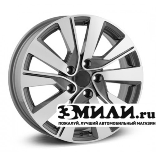 Диск 6.5x17 5x114.30 ET40 D67.10 Legeartis Concept HND526 Антрацитовый с полированной лицевой поверхностью