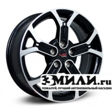 Диск 7.5x18 5x114.30 ET35 D67.10 Legeartis Concept HND533 Черный с полированной лицевой поверхностью