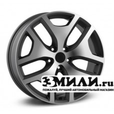 Диск 6.5x17 5x114.30 ET40 D67.10 Legeartis Concept Ki528 Черный матовый с полированной лицевой поверхностью
