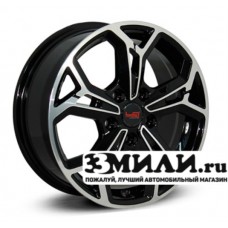 Диск 7.5x19 5x114.30 ET51 D67.10 Legeartis Concept Ki535 Черный с полированной лицевой поверхностью