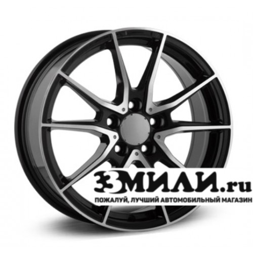 Диск 7.5x17 5x1120 ET47 D66.60 Legeartis Concept MB517 Черный с полированной лицевой поверхностью