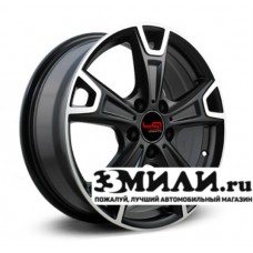 Диск 6.5x17 5x1120 ET38 D66.60 Legeartis Concept MR534 Черный матовый с полированной лицевой поверхностью