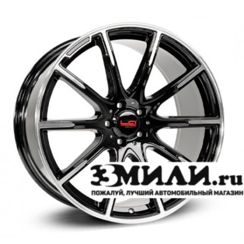 Диск 11.0x21 5x1120 ET49 D66.60 Legeartis Concept MR544 Черный с полированной лицевой поверхностью