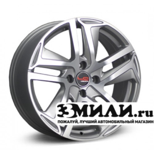 Диск 6.5x16 5x114.30 ET38 D67.10 Legeartis Concept Mi538 Серебристый с полированной лицевой поверхностью