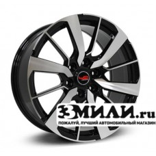 Диск 7.5x18 6x139.70 ET46 D67.10 Legeartis Concept Mi548 Черный с полированной лицевой поверхностью