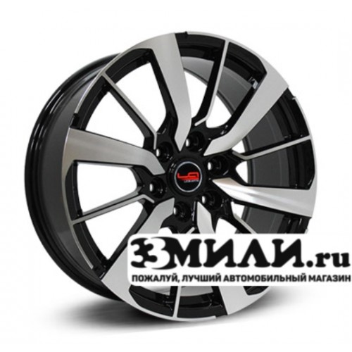 Диск 7.5x18 6x139.70 ET46 D67.10 Legeartis Concept Mi548 Черный с полированной лицевой поверхностью