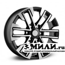 Диск 7.5x17 6x139.70 ET46 D67.10 Legeartis Concept Mi553 Черный с полированной лицевой поверхностью