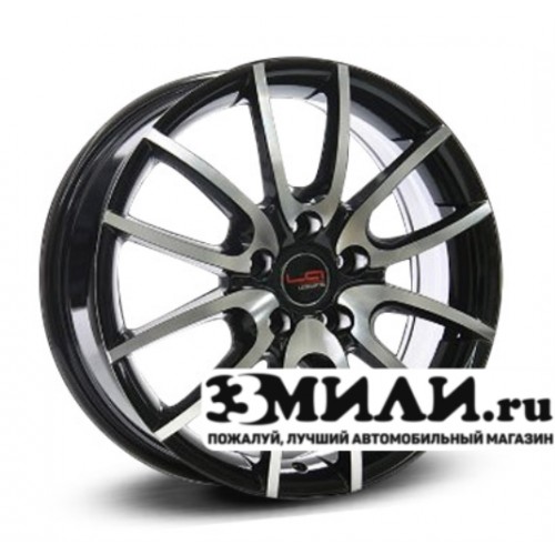 Диск 6.5x17 5x114.30 ET40 D66.10 Legeartis Concept NS508 Черный с полированной лицевой поверхностью