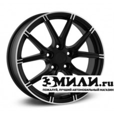Диск 7.0x17 5x114.30 ET40 D66.10 Legeartis Concept NS534 Черный матовый с полированной лицевой поверхностью