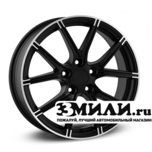 Диск 7.0x17 5x114.30 ET40 D66.10 Legeartis Concept NS534 Черный матовый с полированной лицевой поверхностью