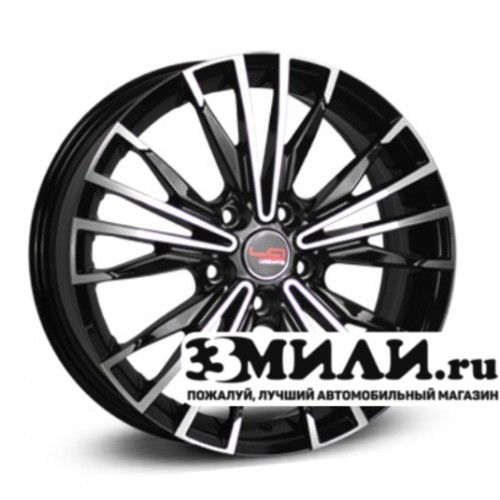 Диск 6.5x17 5x114.30 ET40 D66.10 Legeartis Concept NS542 Черный с полированной лицевой поверхностью