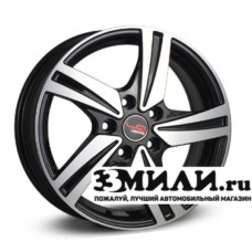 Диск 6.5x17 5x114.30 ET40 D66.10 Legeartis Concept RN526 Черный с полированной лицевой поверхностью