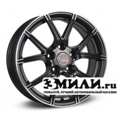 Диск 6.5x16 5x114.30 ET47 D66.10 Legeartis Concept RN528 Черный матовый с полированной лицевой поверхностью