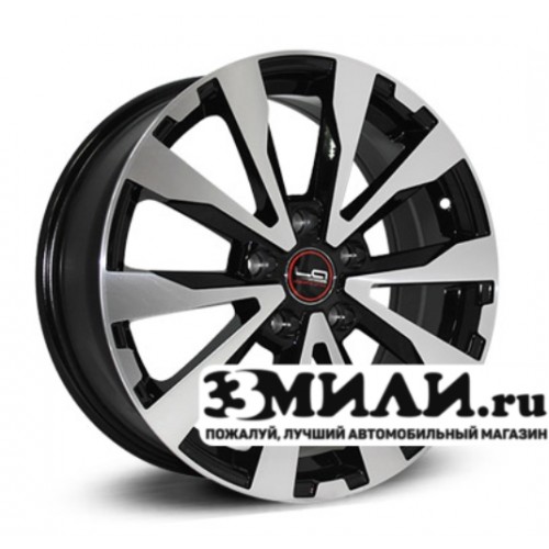 Диск 7.0x17 5x114.30 ET48 D56.10 Legeartis Concept SB507 Черный с полированной лицевой поверхностью