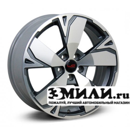 Диск 7.0x17 5x1000 ET48 D56.10 Legeartis Concept SB509 Антрацитовый с полированной лицевой поверхностью