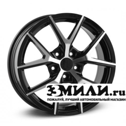 Диск 7.0x17 5x114.30 ET39 D60.10 Legeartis Concept TY545 Черный с полированной лицевой поверхностью