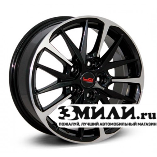 Диск 8.0x18 5x114.30 ET50 D60.10 Legeartis Concept TY553 Черный с полированной лицевой поверхностью