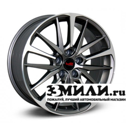 Диск 6.5x16 5x114.30 ET45 D60.10 Legeartis Concept TY553 Антрацитовый с полированной лицевой поверхностью