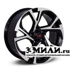 Диск 8.0x18 5x114.30 ET50 D60.10 Legeartis Concept TY558 Черный с полированной лицевой поверхностью