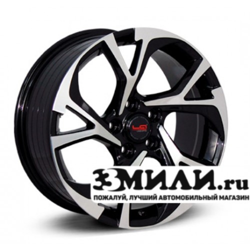 Диск 6.5x16 5x114.30 ET45 D60.10 Legeartis Concept TY558 Черный с полированной лицевой поверхностью