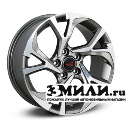 Диск 8.0x18 5x114.30 ET35 D60.10 Legeartis Concept TY558 Антрацитовый с полированной лицевой поверхностью