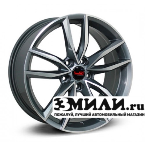 Диск 8.0x18 5x114.30 ET50 D60.10 Legeartis Concept TY559 Антрацитовый с полированной лицевой поверхностью