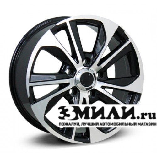 Диск 8.0x18 5x1500 ET56 D110.10 Legeartis Concept TY560 Черный с полированной лицевой поверхностью