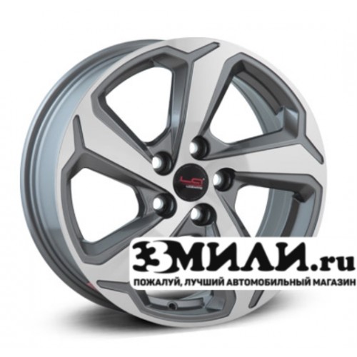 Диск 7.0x18 5x114.30 ET35 D60.10 Legeartis Concept TY567 Антрацитовый с полированной лицевой поверхностью