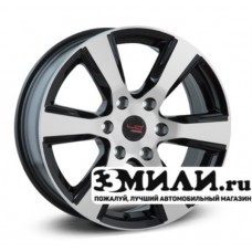 Диск 7.5x18 6x139.70 ET25 D106.10 Legeartis Concept TY570 Черный с полированной лицевой поверхностью