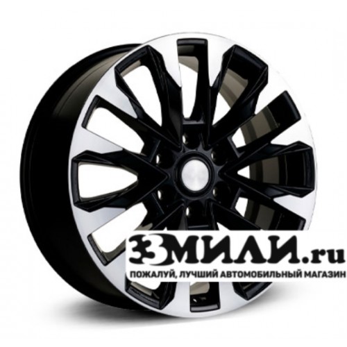 Диск 8.0x18 6x139.70 ET25 D106.30 Legeartis Concept TY572 Черный с полированной лицевой поверхностью