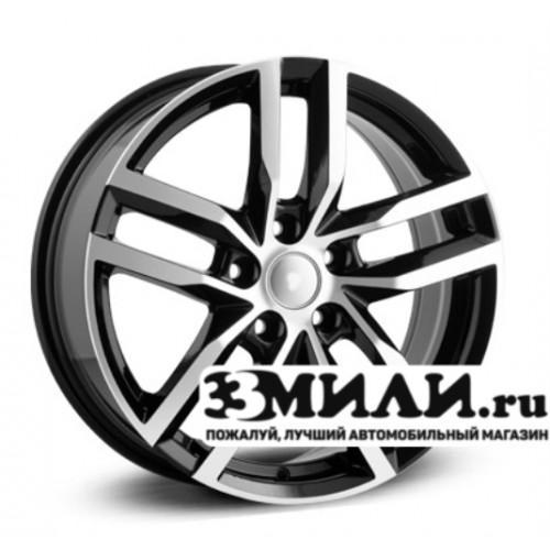 Диск 7.0x17 5x1120 ET40 D57.10 Legeartis Concept VV502 Черный с полированной лицевой поверхностью