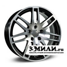 Диск 7.0x16 5x1120 ET45 D66.60 Legeartis Optima A25 Черный с полированной лицевой поверхностью