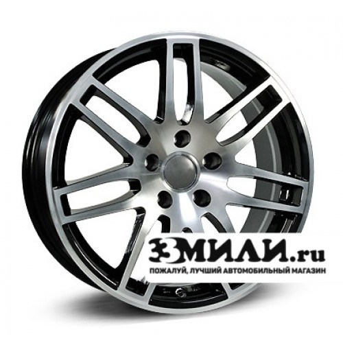 Диск 7.0x16 5x1120 ET45 D66.60 Legeartis Optima A25 Черный с полированной лицевой поверхностью