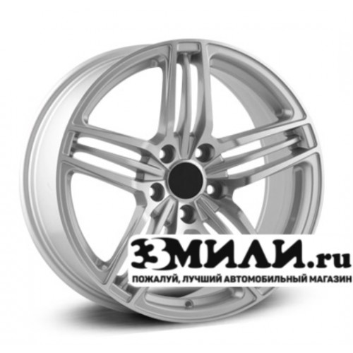 Диск 8.0x17 5x1120 ET39 D66.60 Legeartis Optima A91 Серебристый с полированной лицевой поверхностью