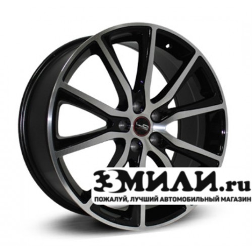 Диск 8.5x20 5x114.30 ET44 D63.30 Legeartis Optima FD104 Черный с полированной лицевой поверхностью