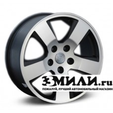 Диск 7.5x17 5x1200 ET45 D64.10 Legeartis Optima H31 Черный матовый с полированной лицевой поверхностью