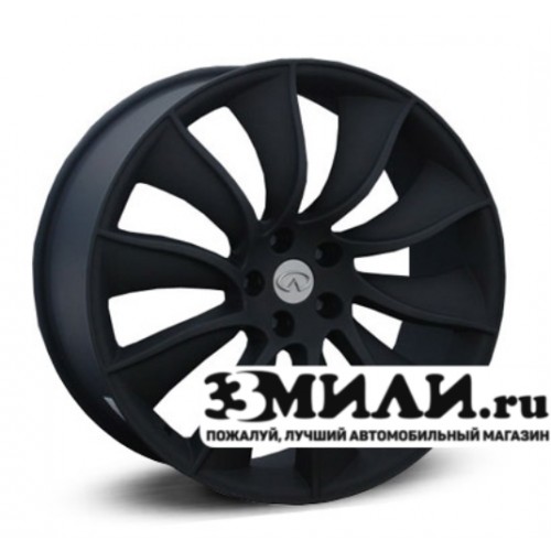 Диск 9.5x21 5x114.30 ET50 D66.10 Legeartis Optima INF15 Черный матовый