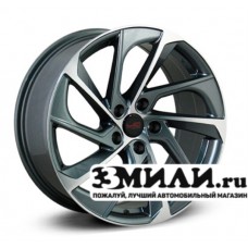 Диск 8.0x20 5x114.30 ET30 D60.10 Legeartis Optima LX108 Антрацитовый с полированной лицевой поверхностью