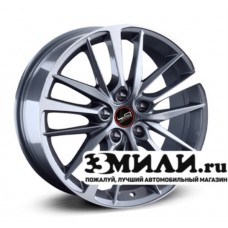 Диск 8.0x18 5x114.30 ET30 D60.10 Legeartis Optima LX143 Антрацитовый с полированной лицевой поверхностью