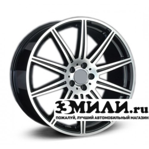 Диск 10.0x21 5x1120 ET46 D66.60 Legeartis Optima MB120 Черный с полированной лицевой поверхностью