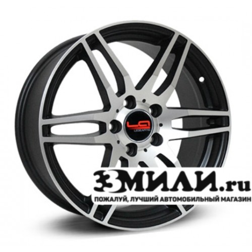Диск 7.5x17 5x1120 ET36 D66.60 Legeartis Optima MR104 Черный матовый с полированной лицевой поверхностью