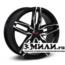 Диск 8.0x18 5x1120 ET38 D66.60 Legeartis Optima MR196 Черный с полированной лицевой поверхностью