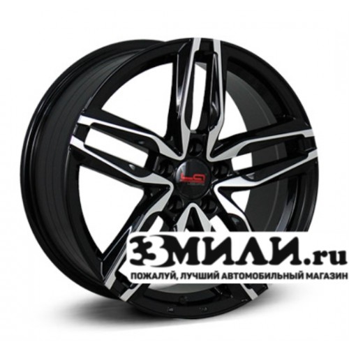 Диск 8.0x18 5x1120 ET43 D66.60 Legeartis Optima MR196 Черный с полированной лицевой поверхностью